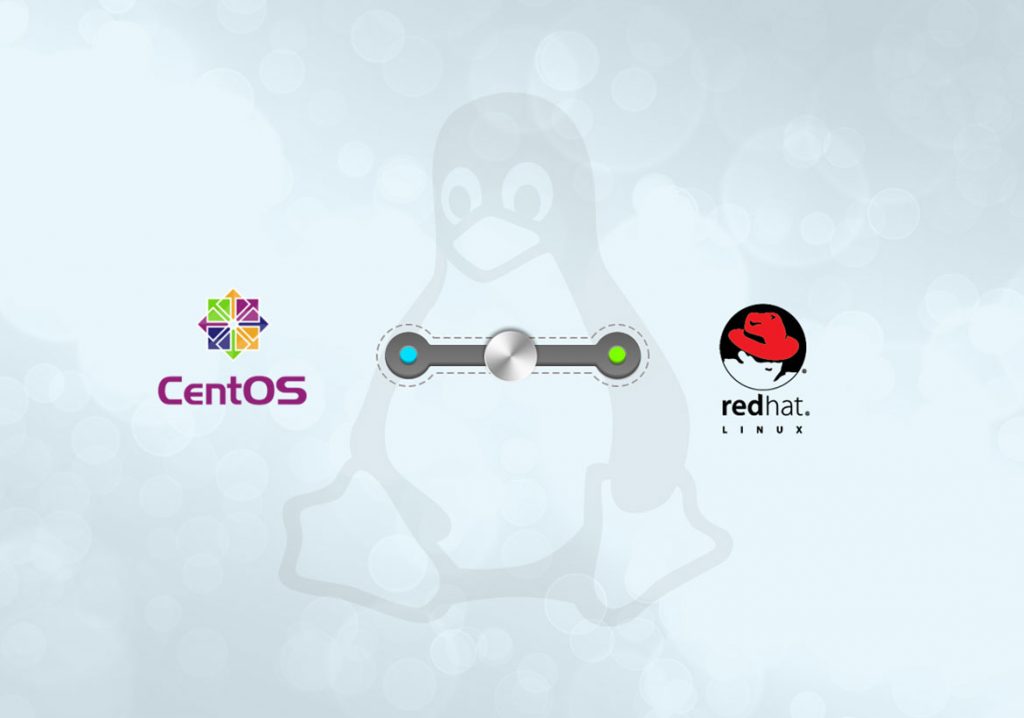 дистрибутивы centos и red hat на серверах с ос Linux 